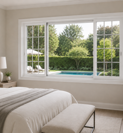 End Vent slid window